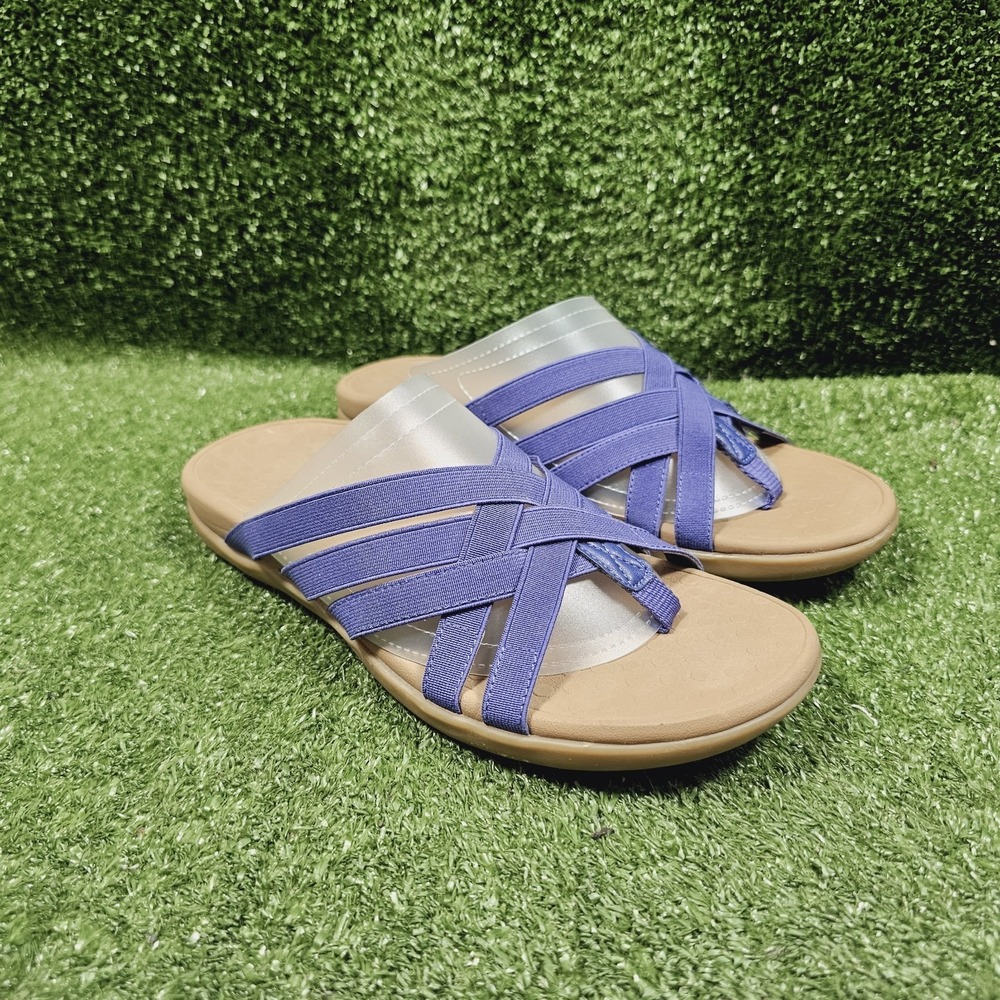 Vionic Tia Purple Slip-on Strappy Casual Comfort Sandals Womens‎ Size 9